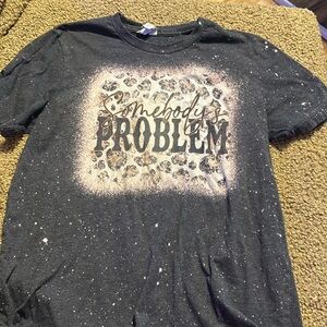 Somebody’s Problem Leopard Tshirt